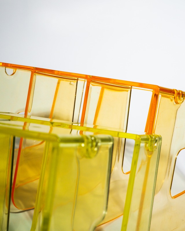 kokuyo Orange & Yellow-Green File Stand