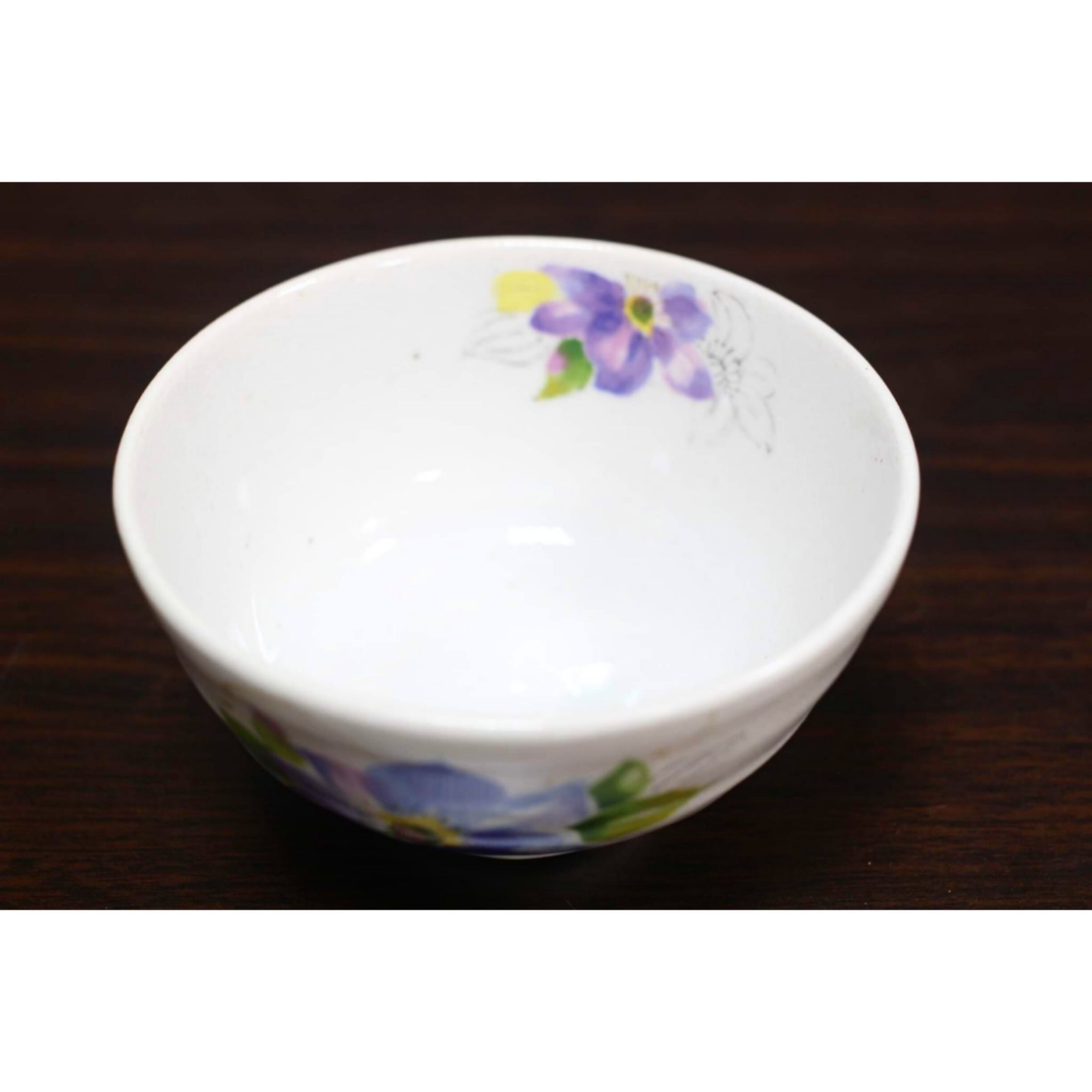 美濃焼陶器 お茶碗 花模様 青花 | キッチン雑貨 Brounie1