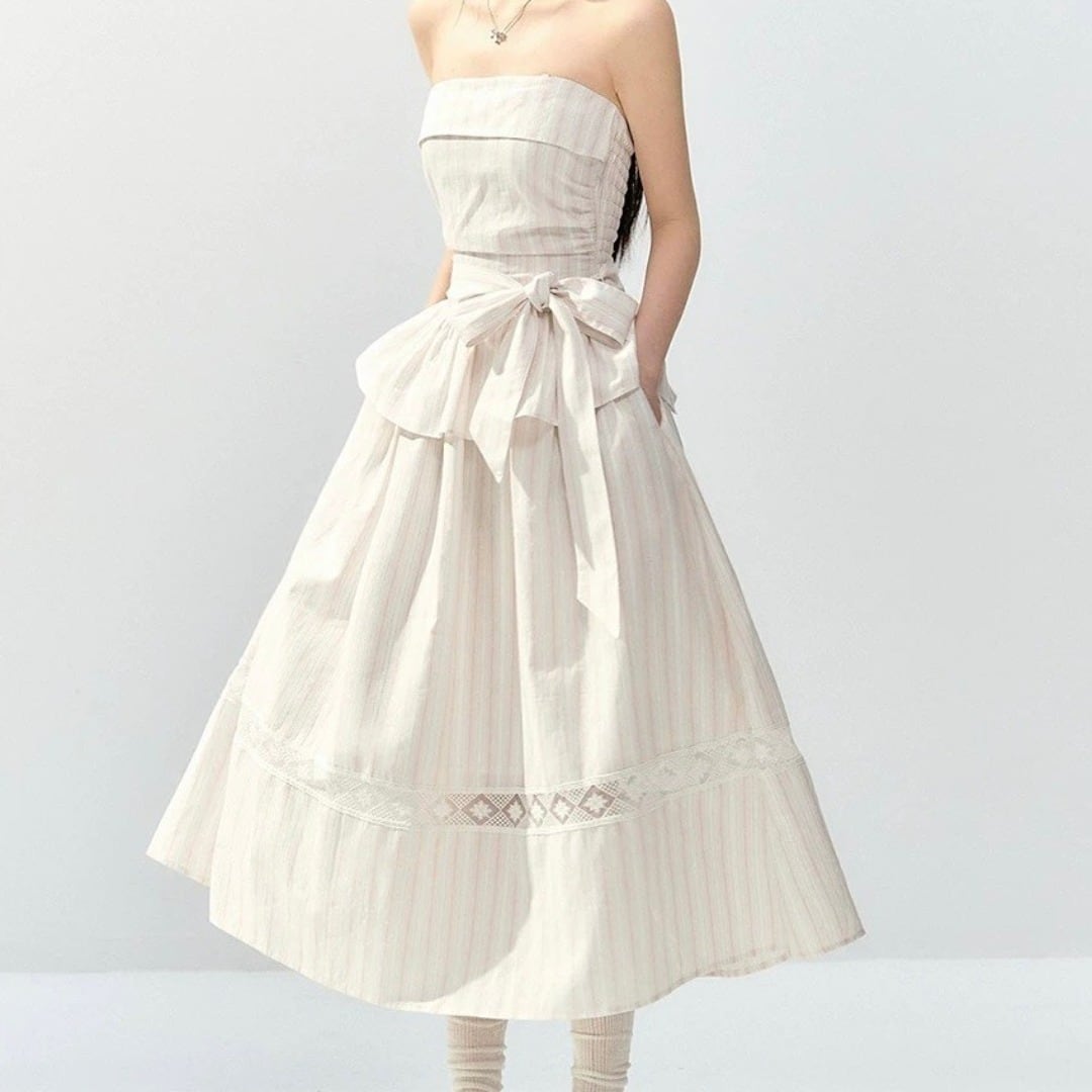 LaceMade フレンチ フラワー かぎ編み ショート丈 カーディガン ニット