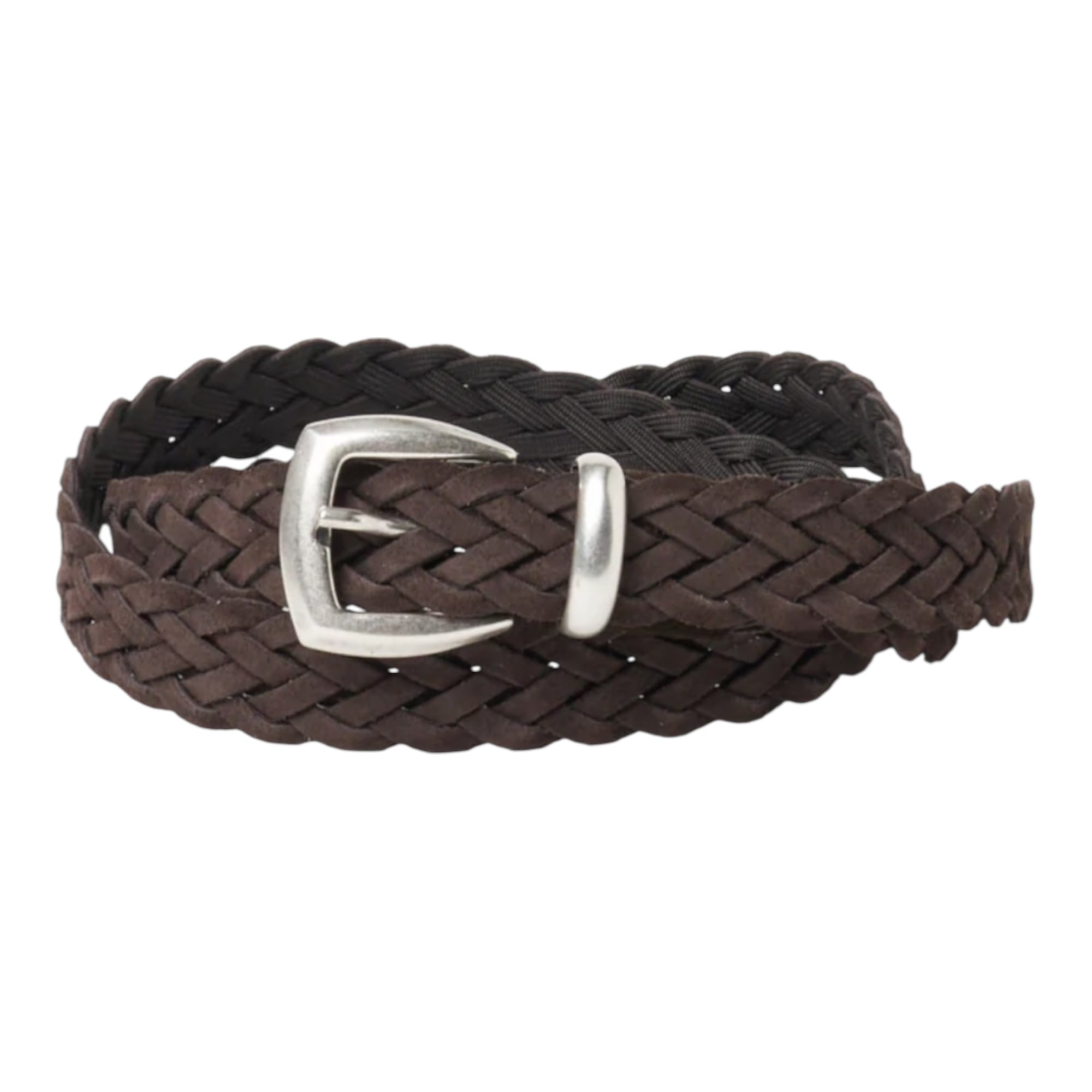 ALBERTO LUTI(アルベルト ルティ) スエードメッシュベルト/BROWN