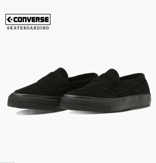 コンバース スケートボーディング モカシン CONVERSE SKATEBOARDING メンズ スニーカー CS MOCCASIN SK OX ブラック