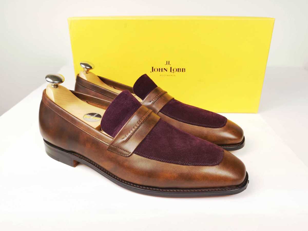 ジョンロブ ウゼス ジョンロブ ウィズレイ WISLEY サイズ7.5E ジョンロブ純正シューズBOX