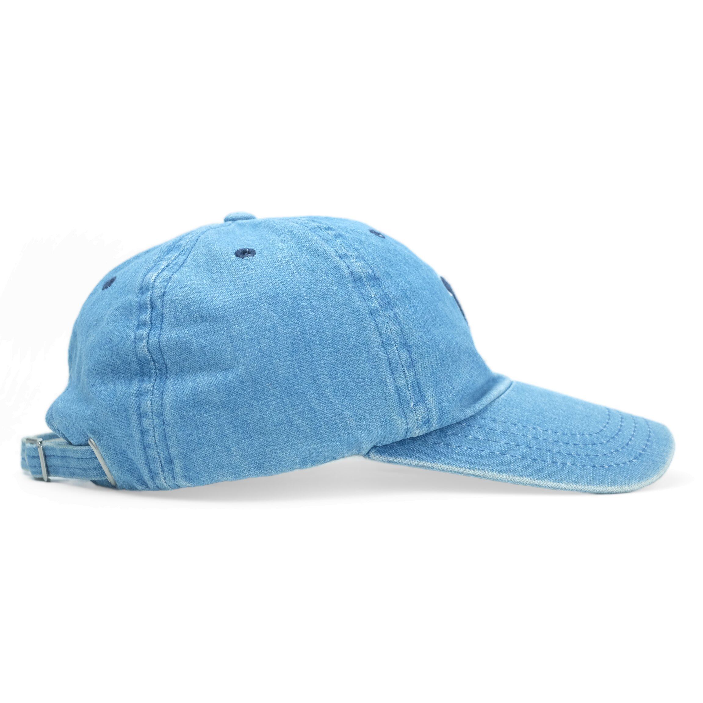 90s Polo Sport P Logo Denim Cap / Light Blue | Rosy Goods