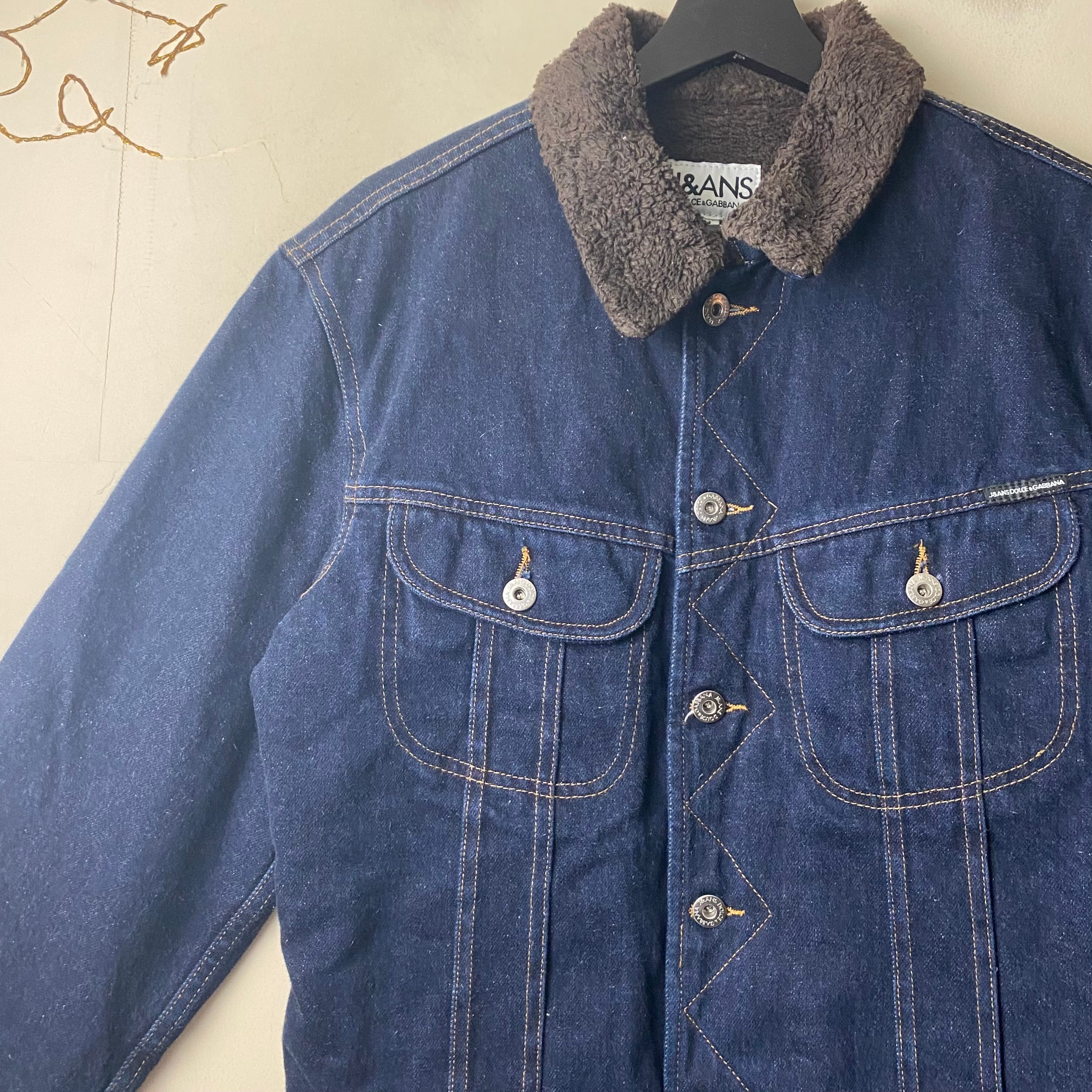 J&ANS DOLCE&GABBANA denim boa jacket | NOIR ONLINE
