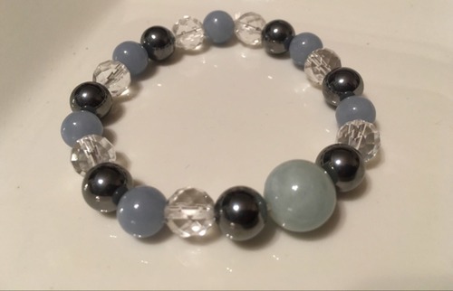 Serafineアクアマリン×エンジェライト×テラヘルツパワーストーン