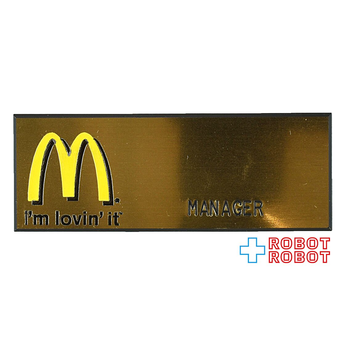 マクドナルド 名札 ネームプレート バッジ マネージャー 企業物 | PAY ID