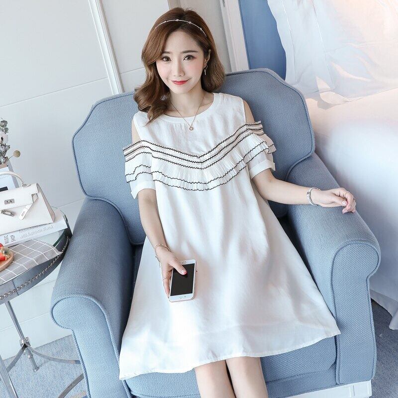 【新作】【送料無料】 妊娠中の女性のドレス春のドレス妊娠中の女性は長くゆるい夏のドレスです ロング スプリング 春物 サマー 夏物 AL expec380849984647