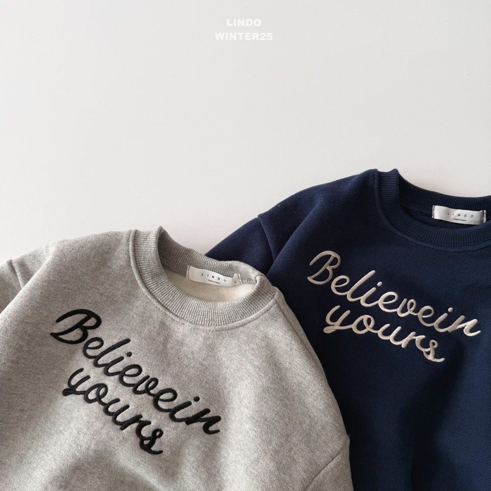【予約商品】 believe sweatshirt