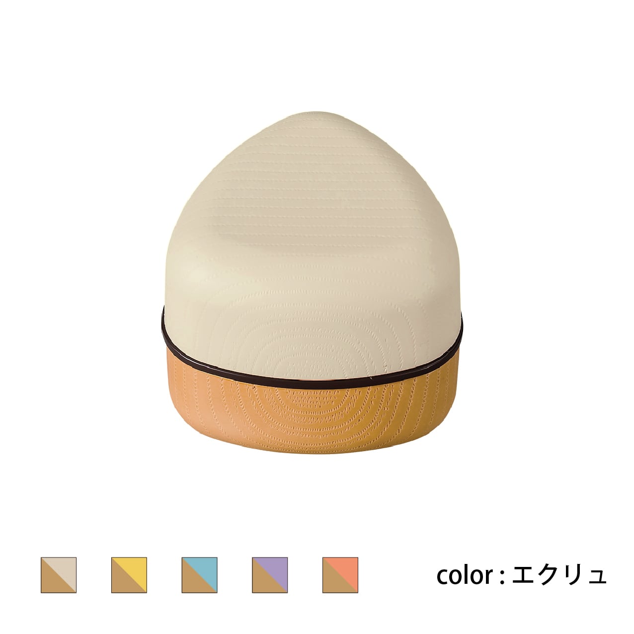 Woody plus おにぎりケース（ライトカラーVer） | 山中温泉弁当箱直売