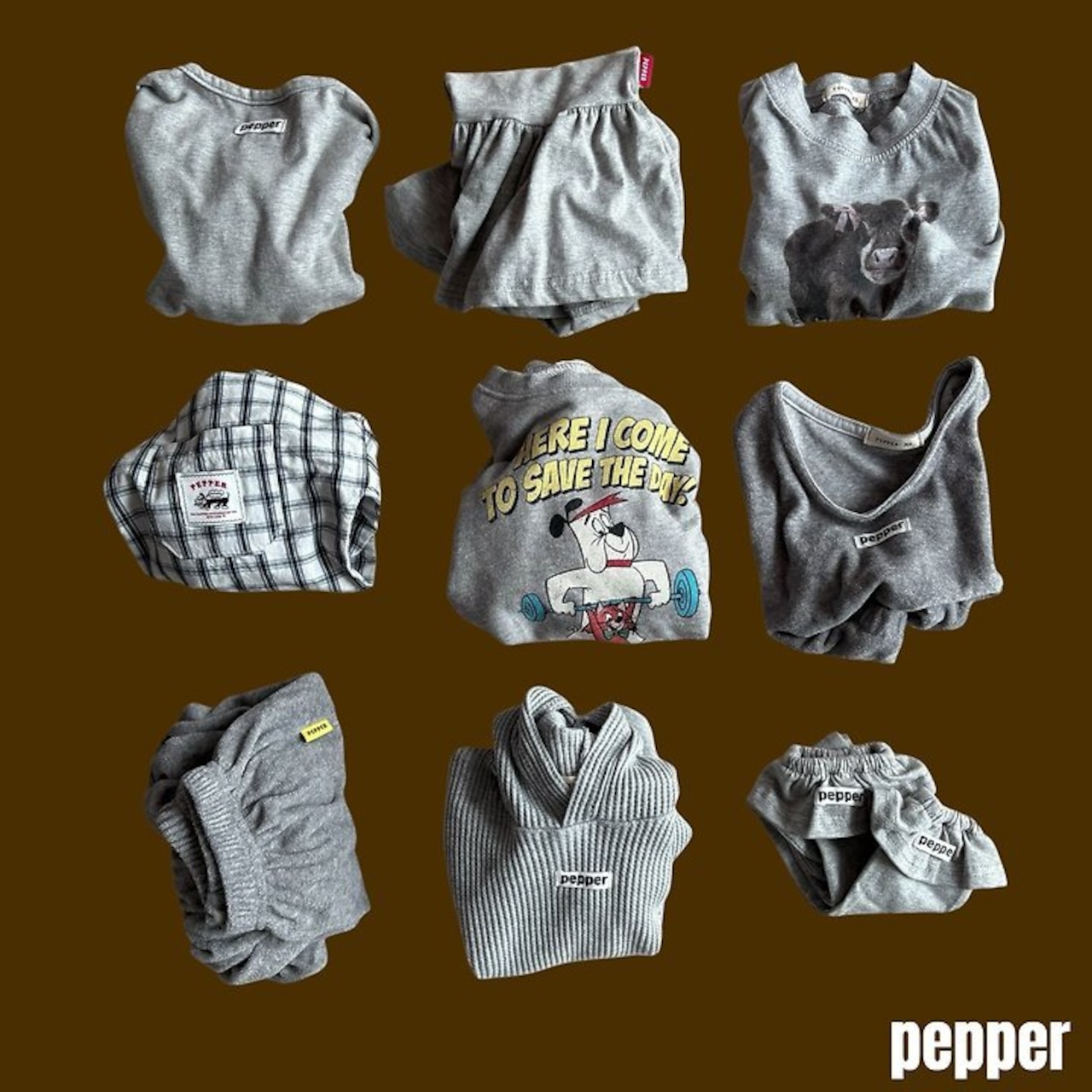 韓国子供服 / PEPPER / 26Autumn / マヨ ストレッチベーシックT / 秋服 *XS~XL *