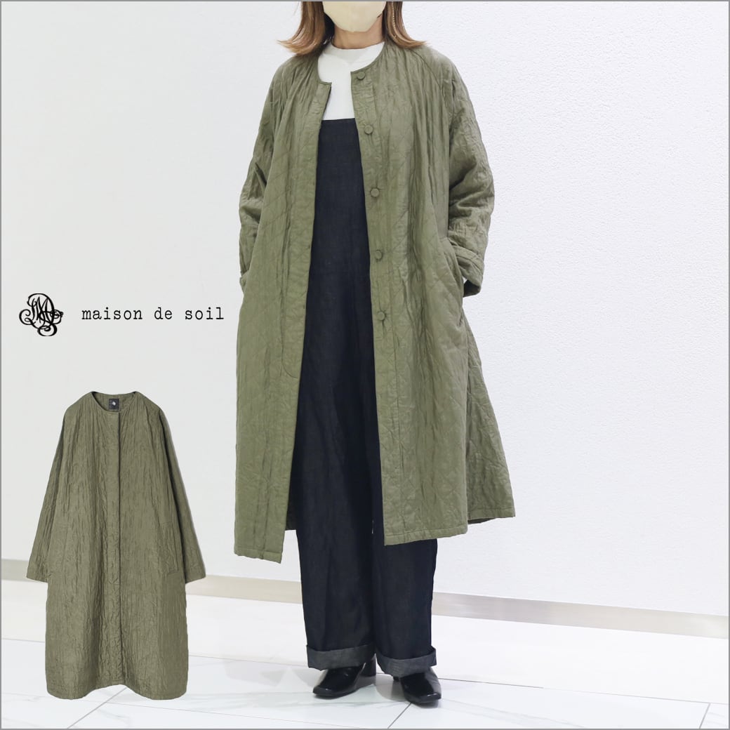 Maison de SOIL/NMDS20511 (キルティングコート) キルティングシルク ...