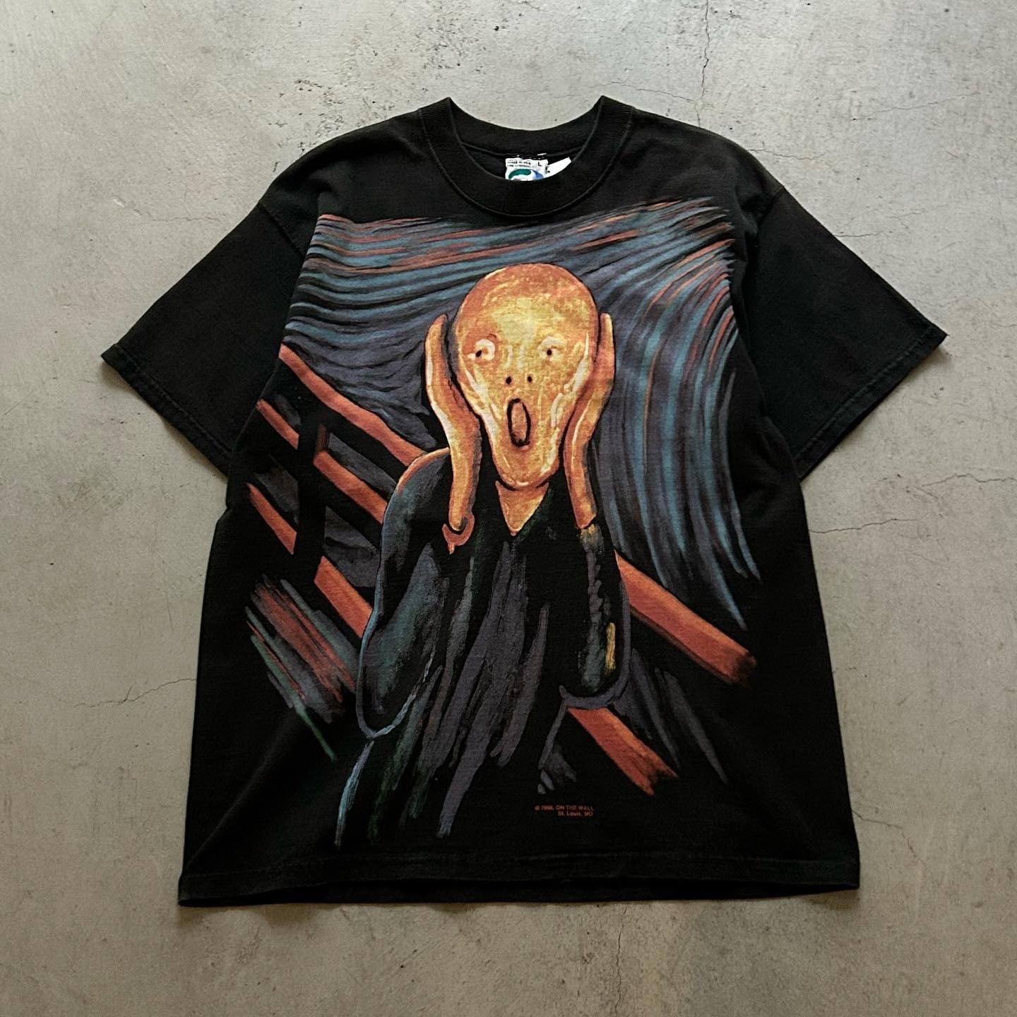 1990s LIQUID BLUE “Munch's Scream” art T-shirt【高円寺店】