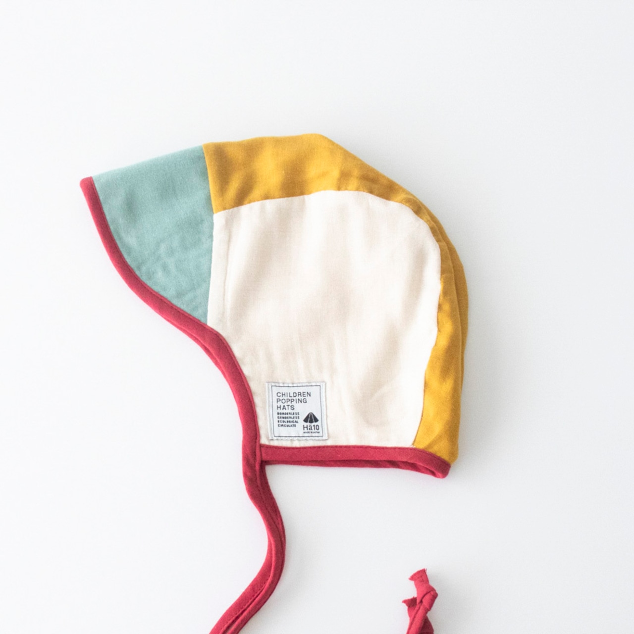ベビーボンネット【マルチミントグリーン 】46cm 全3色 推奨年齢0歳〜2歳