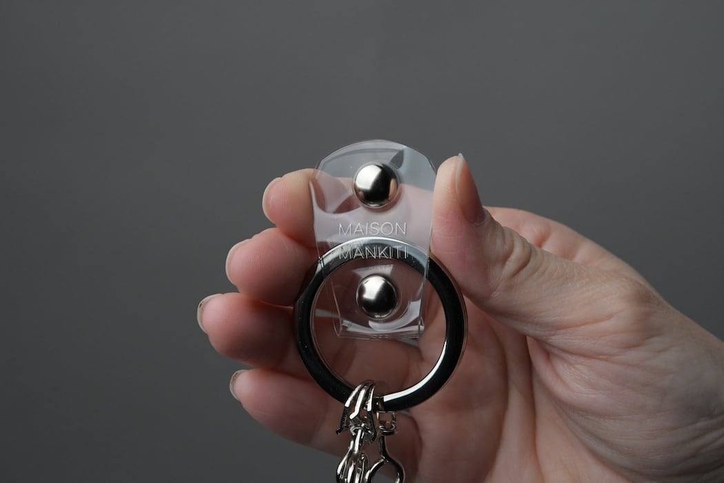 KEYRING・CAP □クリアSILVER・マットシルバー□_真鍮