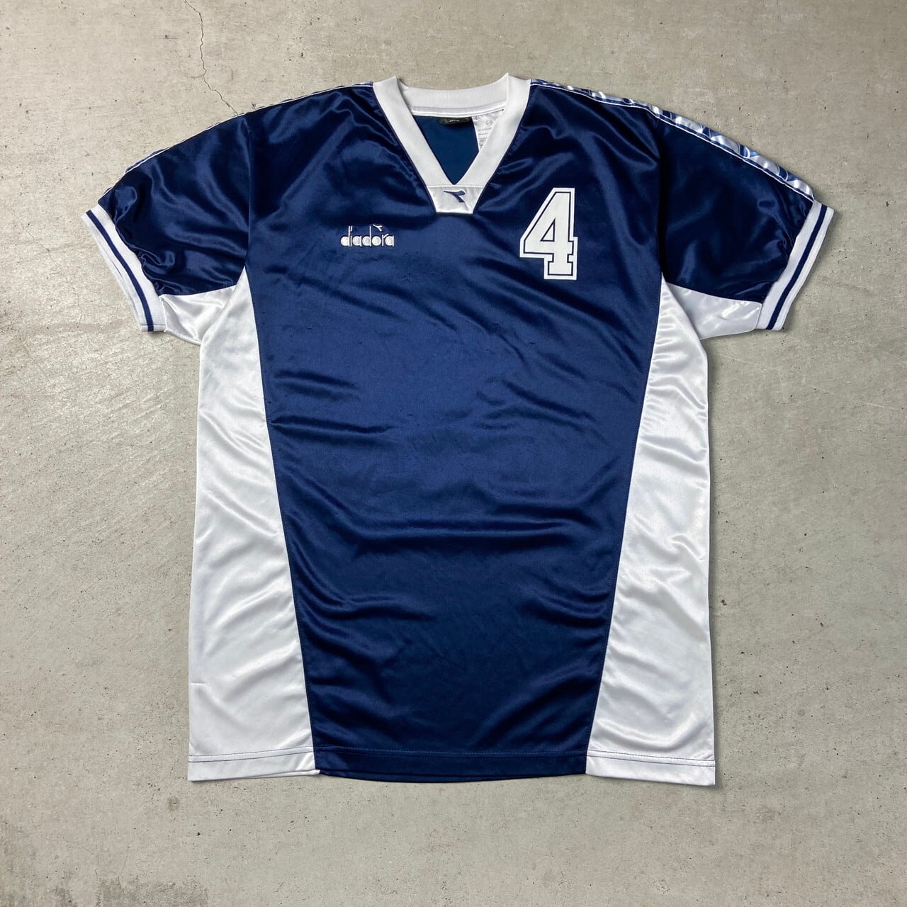 DIADORA サッカーシャツ BERTOTTO 4ウディネーゼ実用着選手 DIADORA ディアドラ REAVIS サッカーシャツ ユニフォーム メンズL 古着