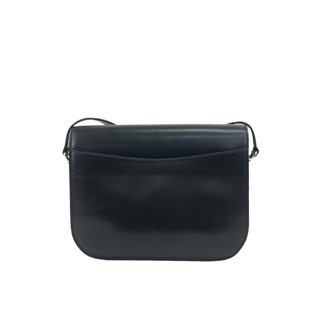 CELINE セリーヌ ショルダーバッグ ブラック シルバー スターボール レザー vintage ヴィンテージ オールド 2mjkig