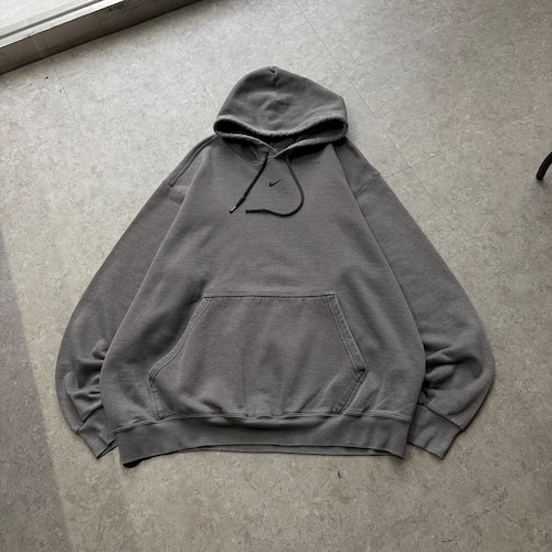90s NIKE "fadegray" pullover hoodie【仙台店】