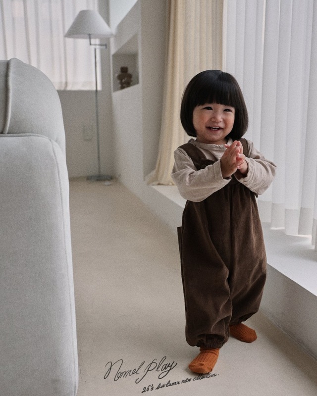 《予約》送料無料【normal play】Cookie Overalls