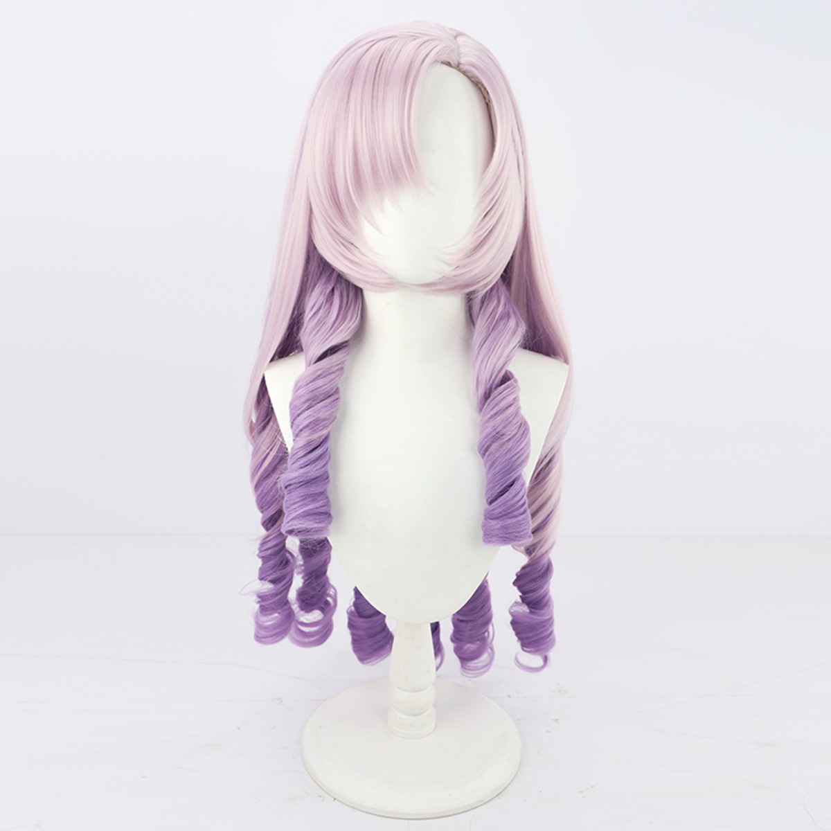 コスプレ耐熱ウィッグ ラベンダー ピンク パープル グラデーション 