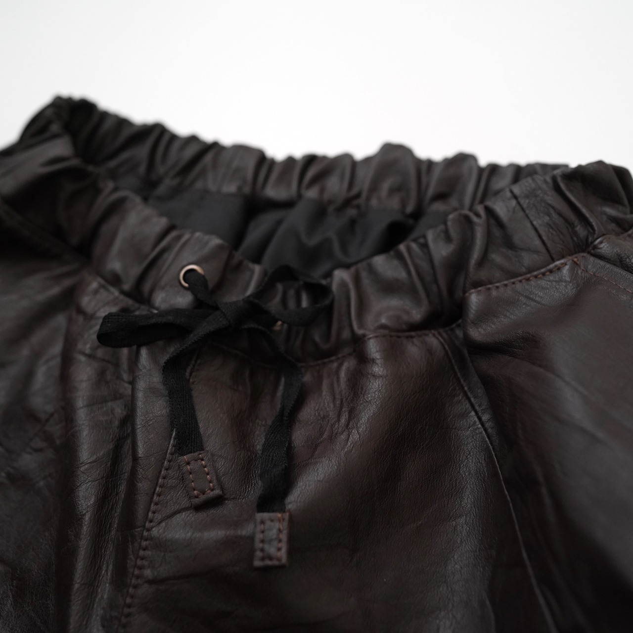 leather long pants