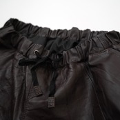 leather long pants