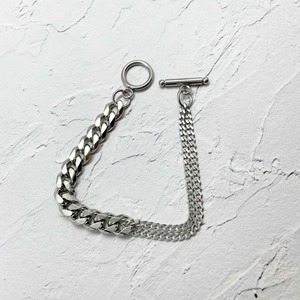 Asymmetry Ring Chain Bracelet