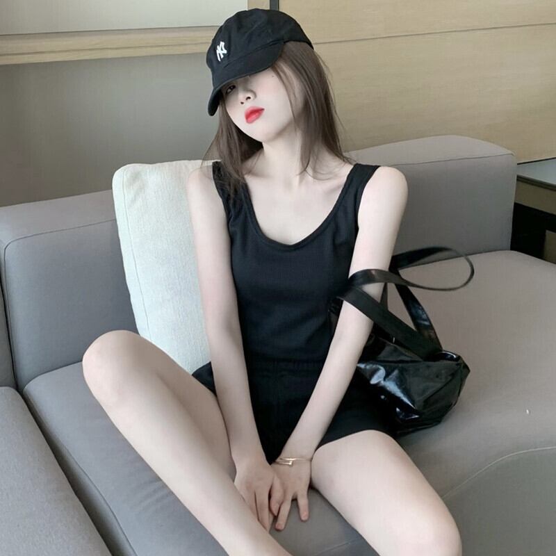 ショートスリムノースリーブハイウェストウェストルーズショーツ カジュアルサマー 夏物 ブルマー ガールズファッション79575232288