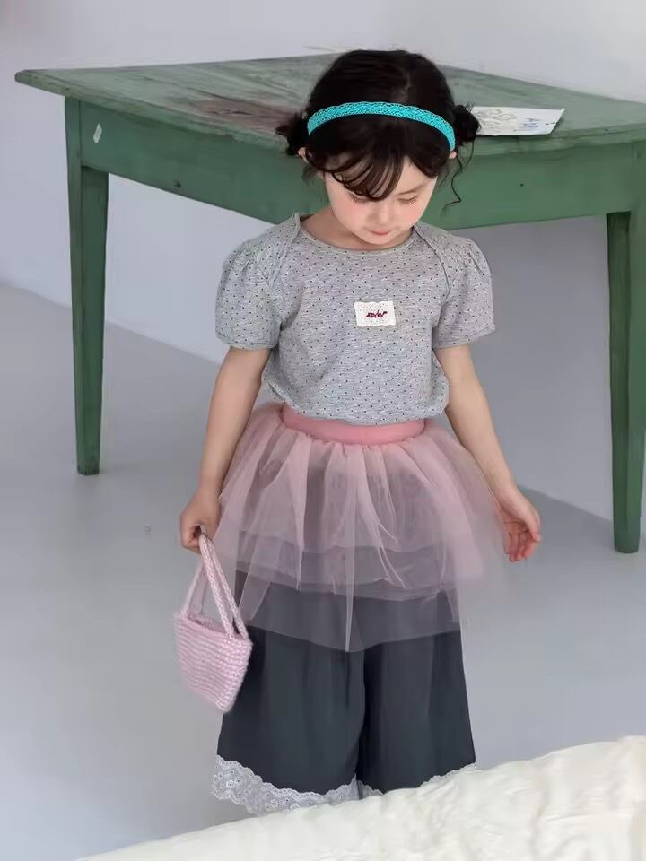 バックオープンドットトップス