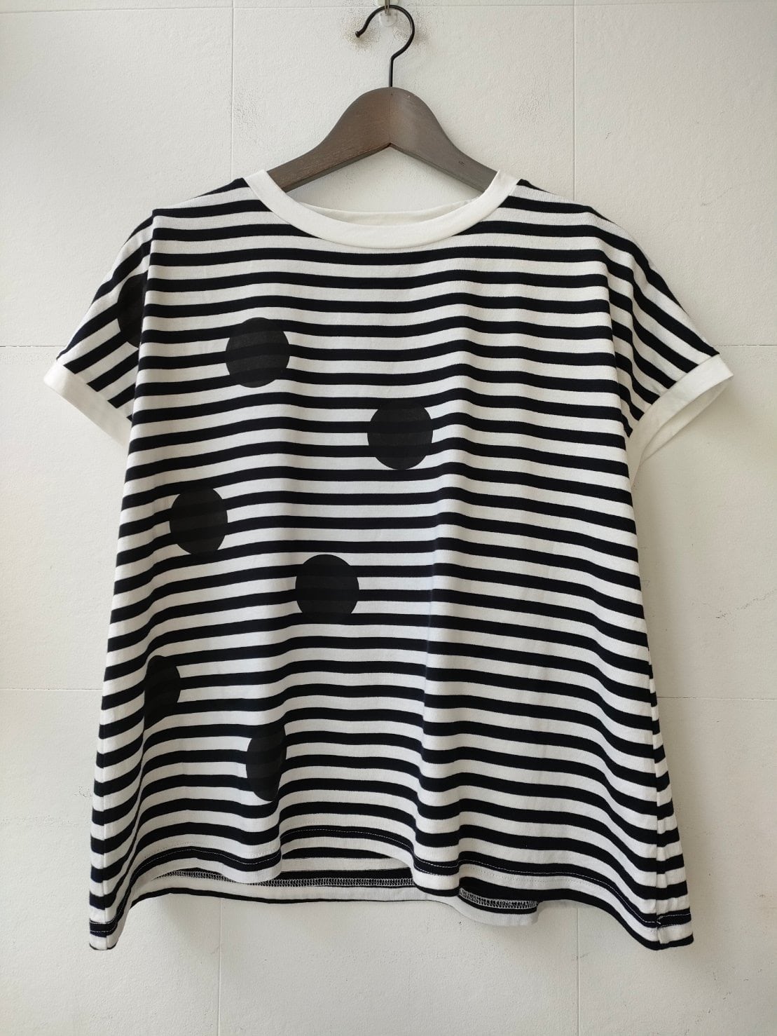 マーガレットハウエル MHL. MARGARET HOWELL ボーダー ロング Tシャツ