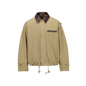 レザーカラードロー ストリング ジャケット K5329