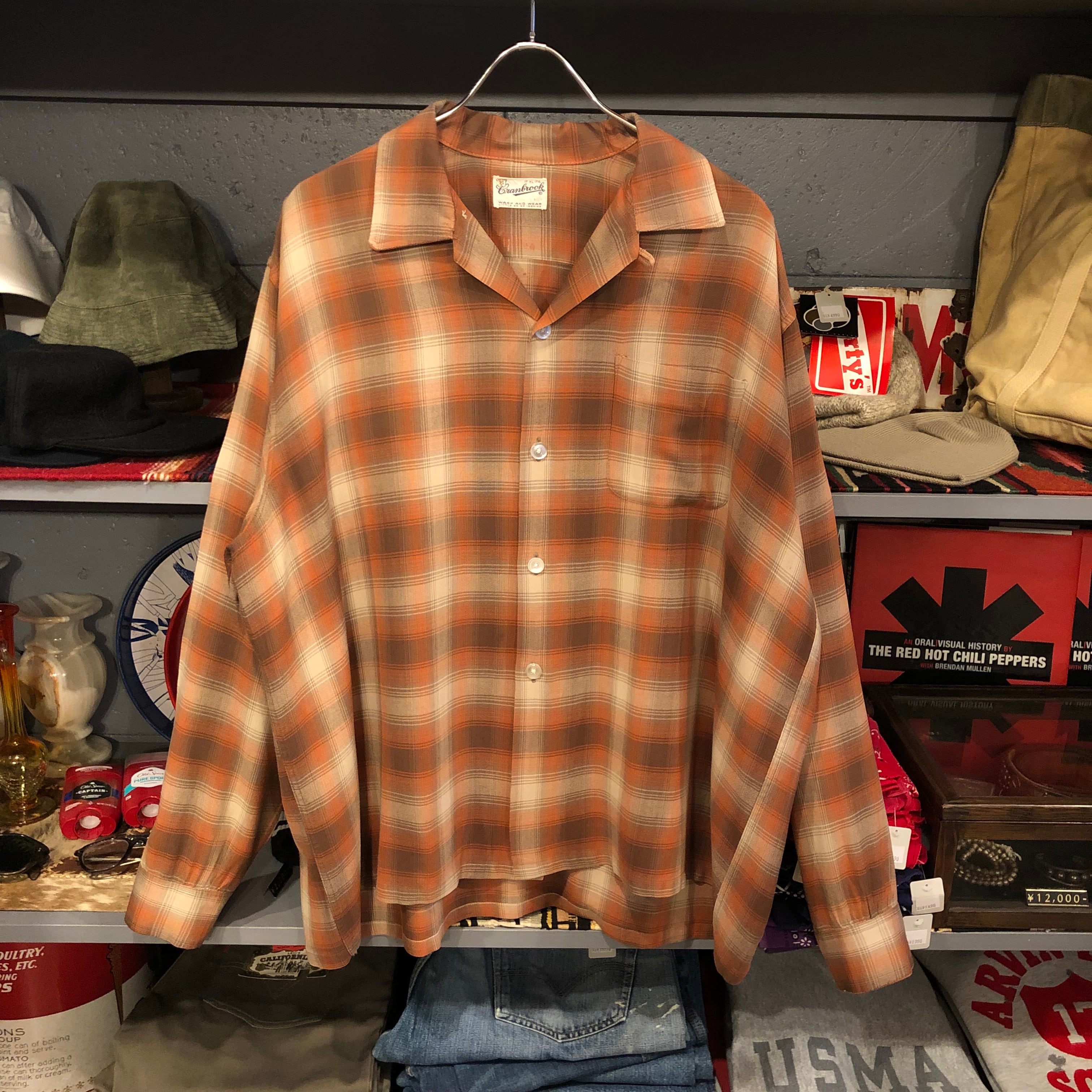 60s Cranbrook Rayon Open Collar Shirt | VOSTOK