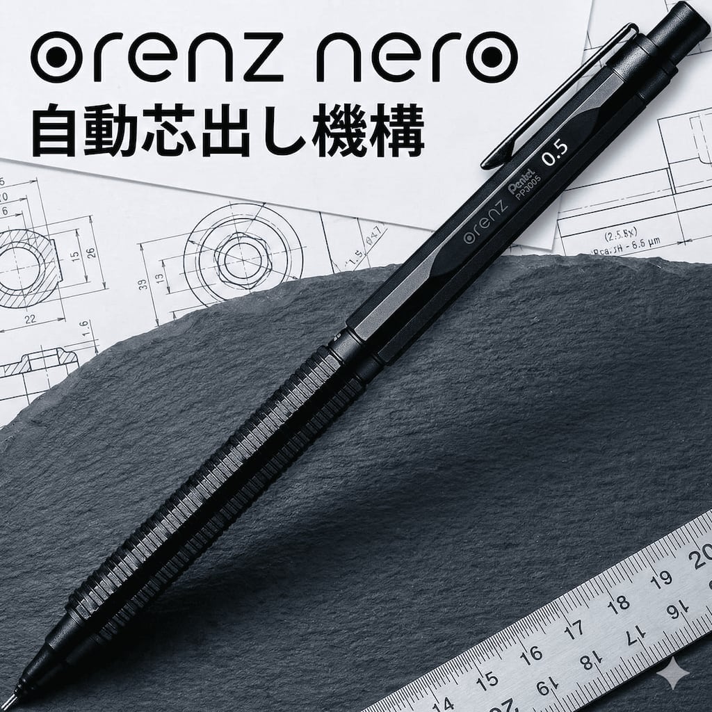 漆黒のシャープペンシル】オレンズネロ (orenznero) 0.5mm/0.3mm/0.2mm