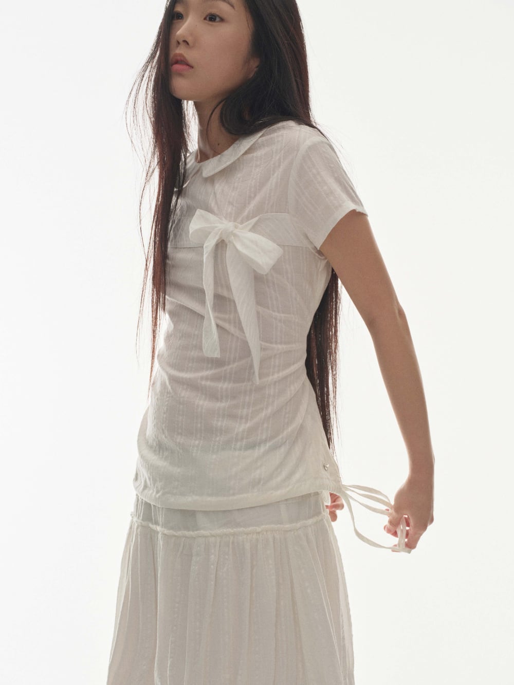 COYSEIO] BOW BLOUSE WHITE 正規品 韓国ブランド 韓国通販 韓国代行