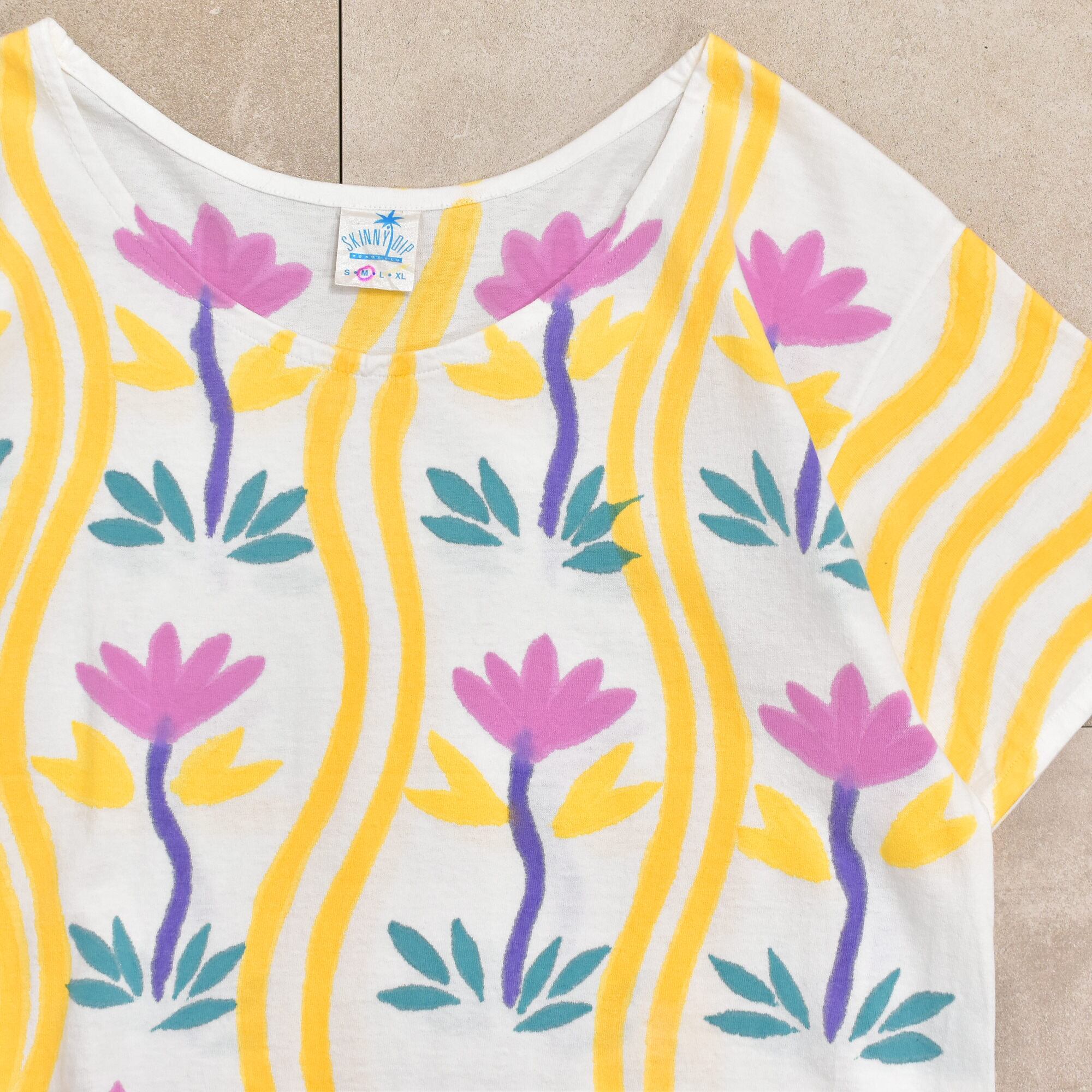 80~90s SKINNY DIP short length T-shirt