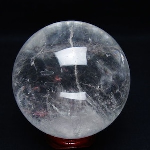 水晶 丸玉 70mm スフィア 置物 水晶玉 一点物 151-8994