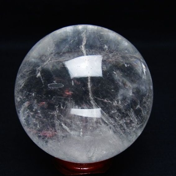 水晶 丸玉 70mm スフィア 置物 水晶玉 一点物 151-8994