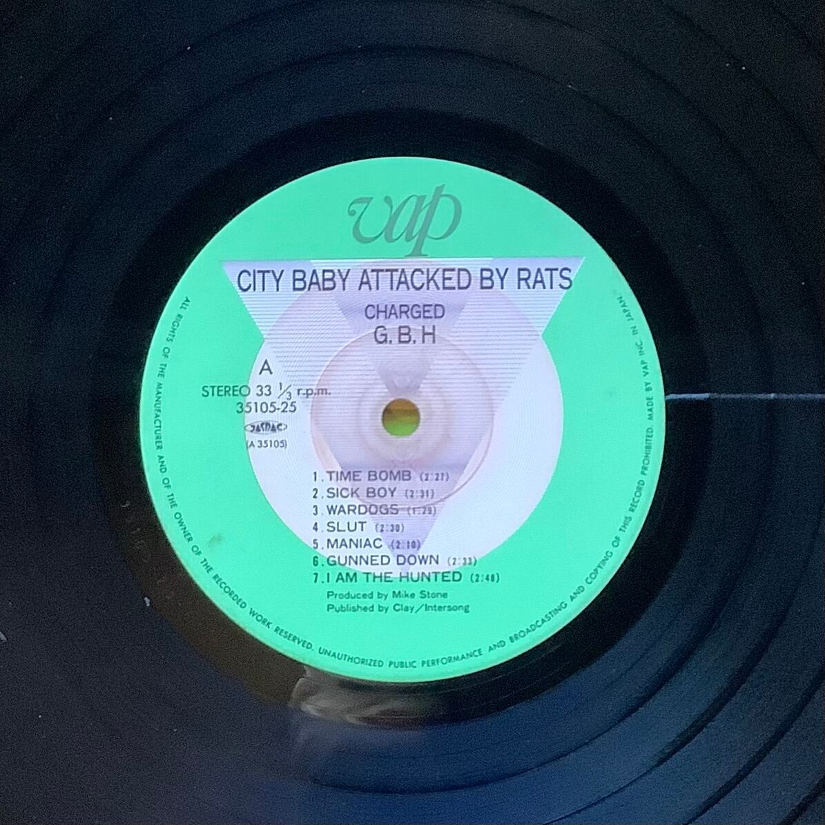 CHARGED G.B.H / CITY BABY ATTACKED BY RATS | Plastic Soul Records