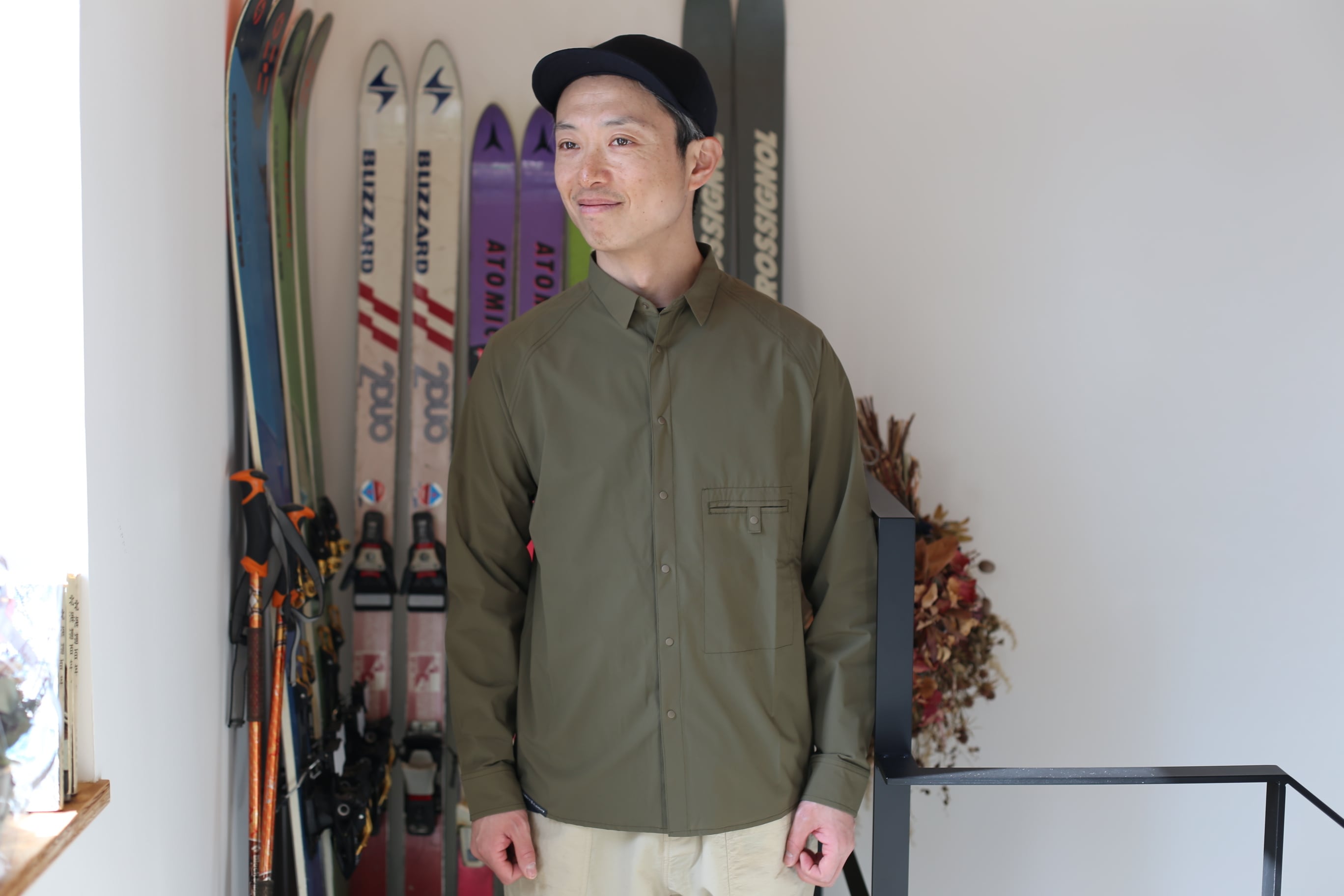 ソフトシェルのショートカラーシャツ23SS 【30％OFF】 | 01. Outdoor & Life Shop