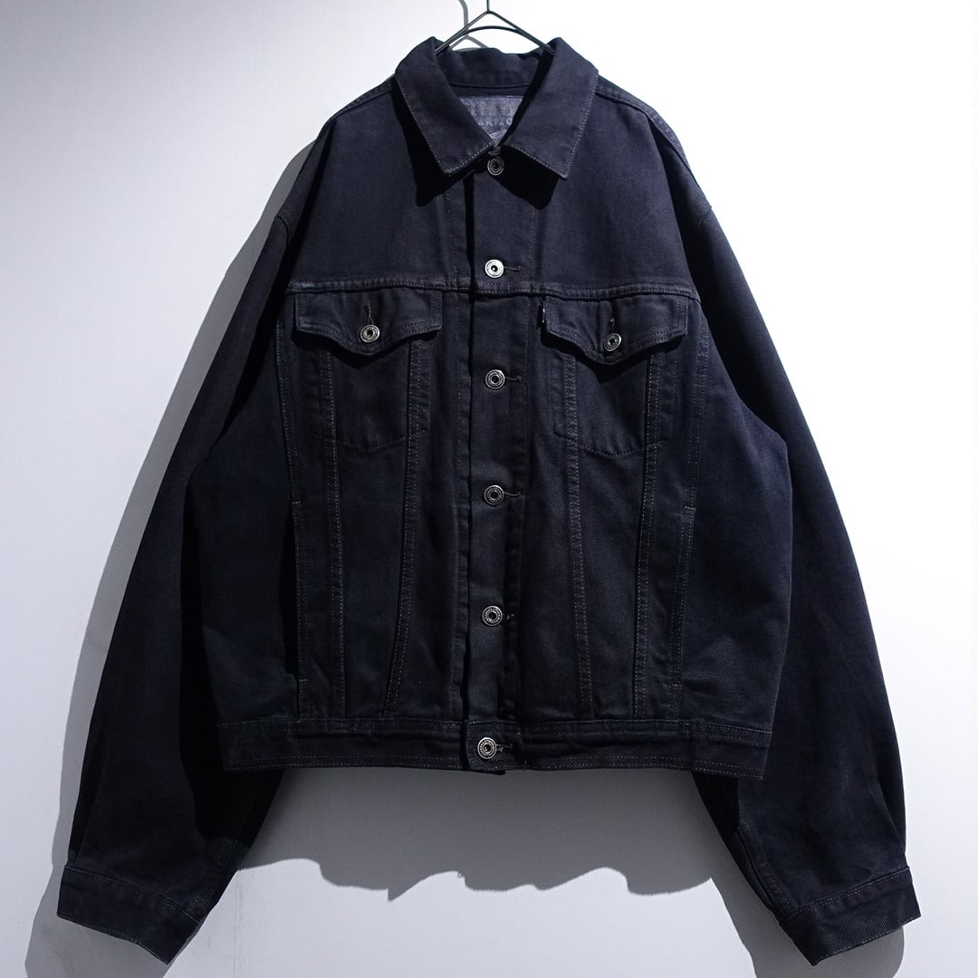 EURO Black Denim Trucker Jacket