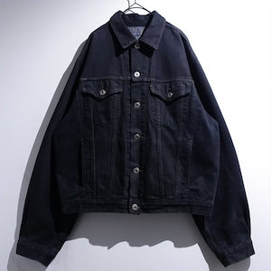 EURO Black Denim Trucker Jacket
