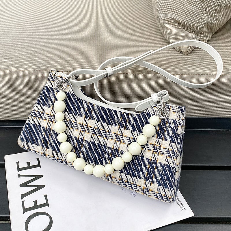 サマーパールチェーン 夏物 真珠 ハンドバッグ メッセンジャーバッグ Tiancai_Wing_Bag49197579496