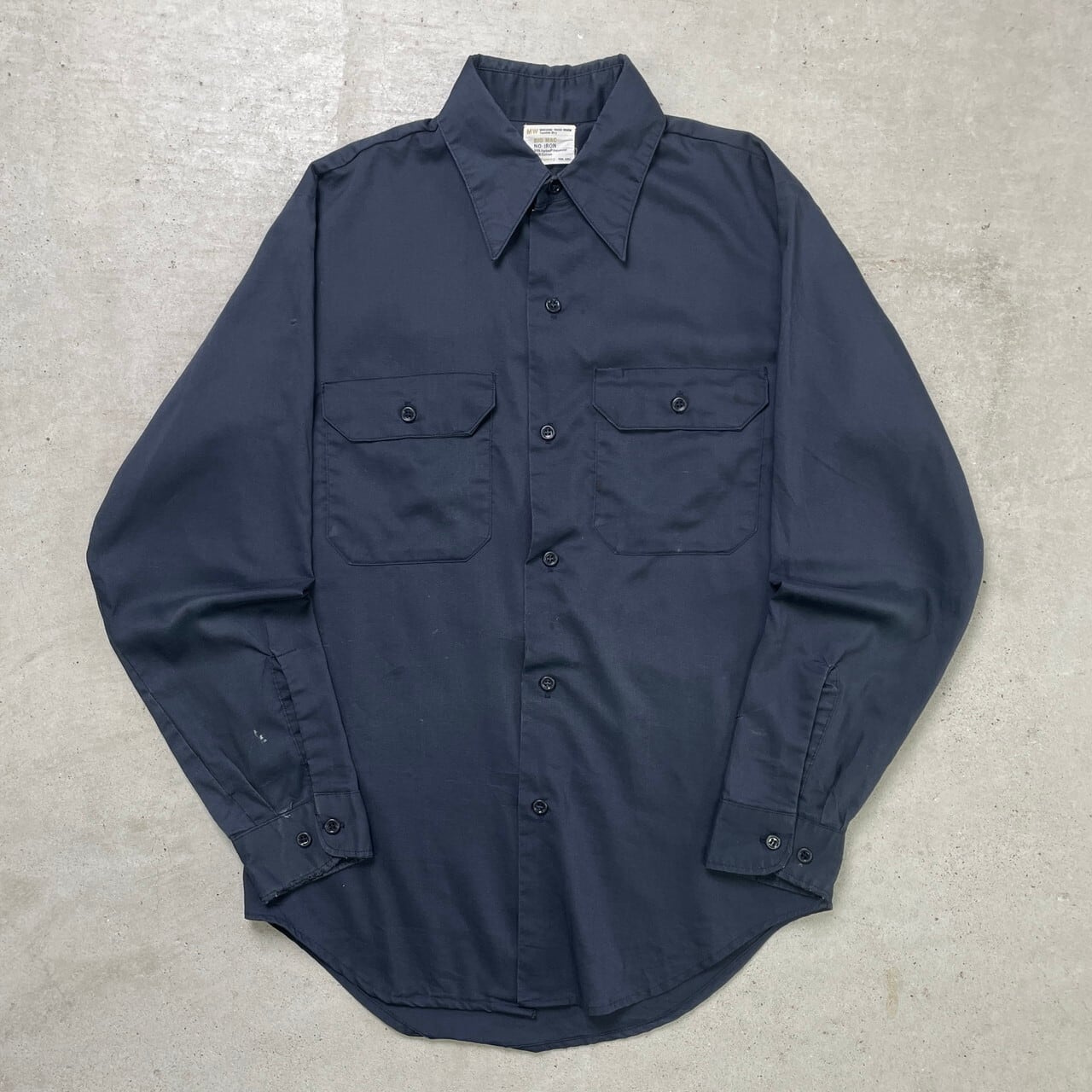 70年代 BIG MAC JCPenney ビッグマック ワークシャツ メンズM 古着 70s 