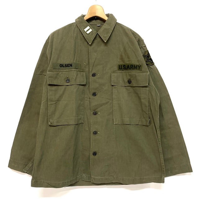 希少！40年代 M-43 US ARMY アーミー 13スターボタン ミリタリーシャツ 