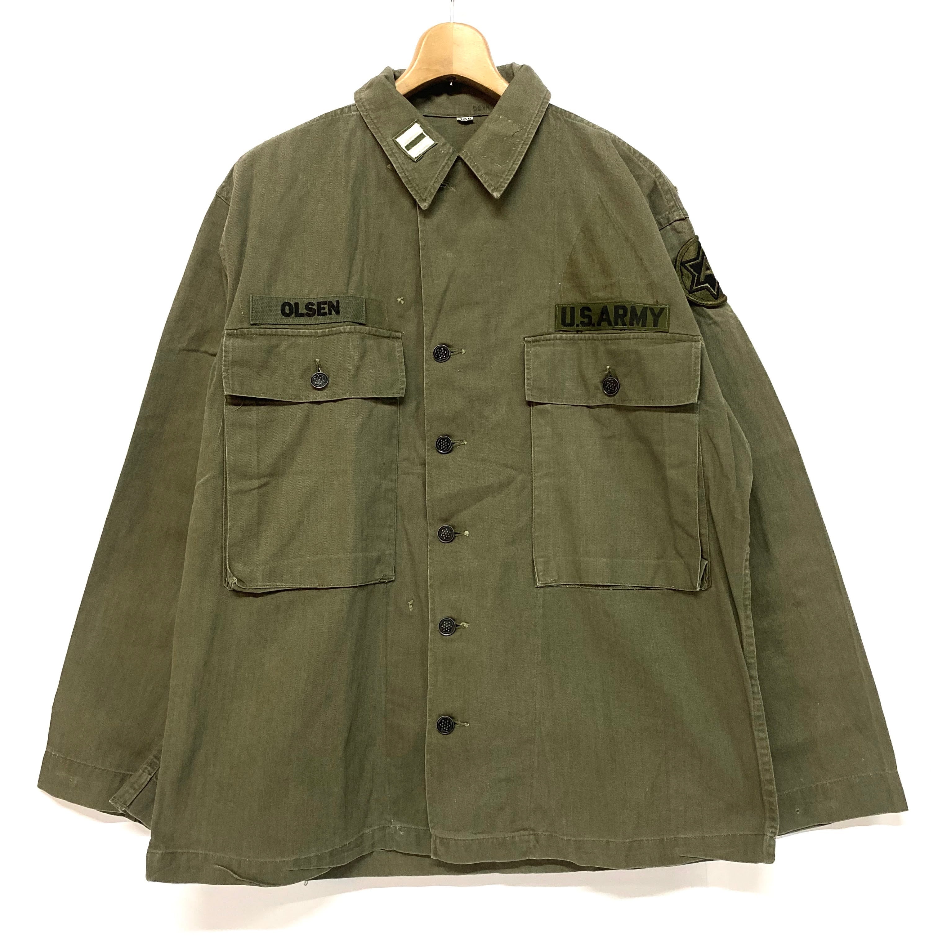 希少！40年代 M-43 US ARMY アーミー 13スターボタン ミリタリーシャツ 