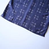 OLD JOE / ORIGINAL PRINTED OPEN COLLAR SHIRTS (Square Dot) Short-sleeve