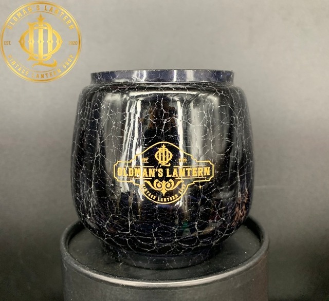 専用出品　クラックグラスセット レインボー 漆 オレンジ