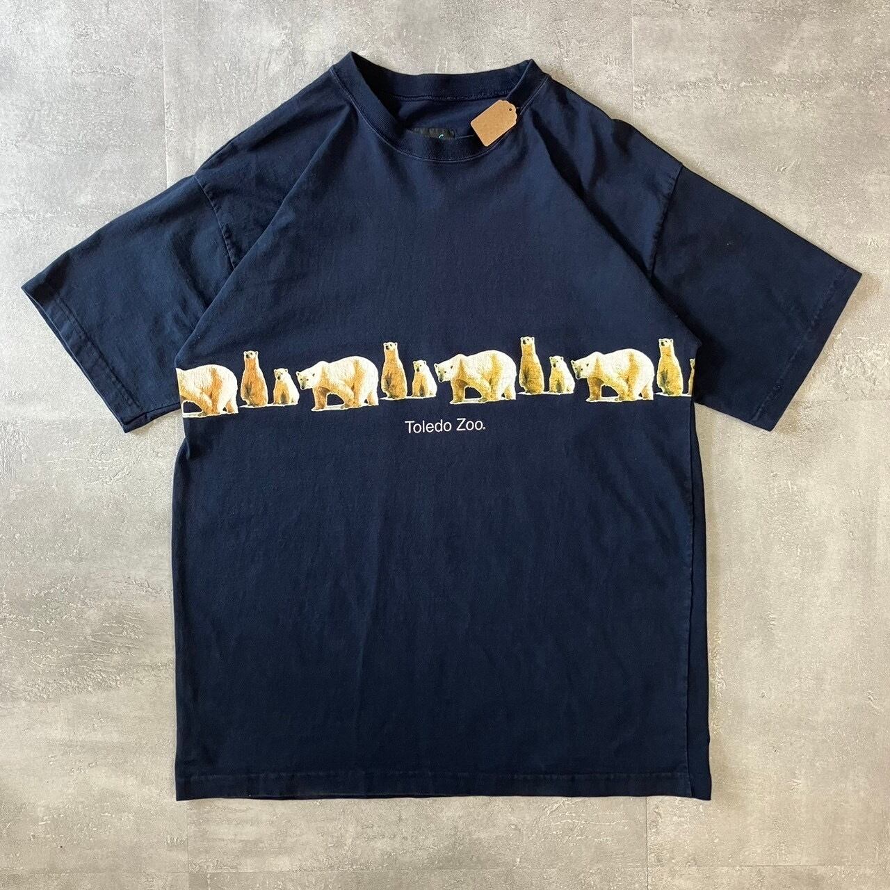 《XLsize》白熊 アニマルTシャツ カナダ製 no.3084