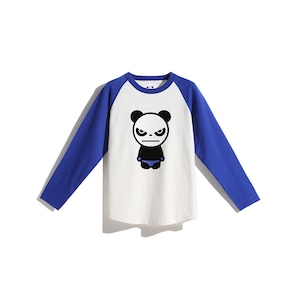 送料無料 【HIPANDA ハイパンダ】メンズ  ロゴプリント ロンT MEN'S PANDA PRINT LONG-SLEEVED T-SHIRT /  ORANGE・BLACK・BLUE