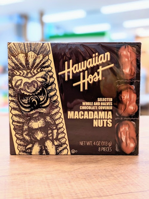 【ハワイアンホースト】マカデミアナッツチョコレート TIKI 4oz(8粒)