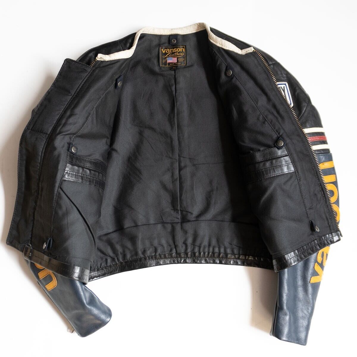 雰囲気抜群】 VANSON 【ONESTAR ワンスター オールレザー ライダース